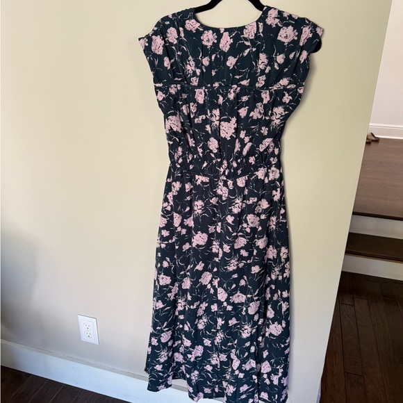 Tuckernuck Hyacinth House Navy & Blush Abstract Floral Amanda Midi Dress NWOT - Picture 6 of 6